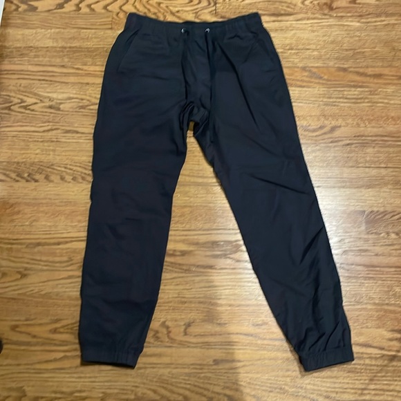 Men’s Black Khaki Joggers Size M - Picture 1 of 4